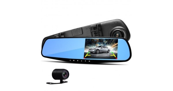 Відеореєстратор DVR ART-711/3998-T605 дзеркало з двома камерами iC227