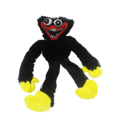 М'яка іграшка Хагі Ваги 45 см Huggy Wuggy на липучках Чорний iC227