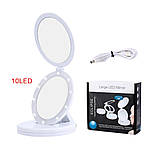 Дзеркало для макіяжу Large Mirror 00057 з LED-підсвічуванням iC227, фото 3