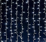 Гірлянда штора RD-9006 200 LED 2х2 м 20 бурульок Біла iC227, фото 2