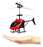 Інтерактивна іграшка літає вертоліт Induction Aircraft Червоний iC227, фото 2