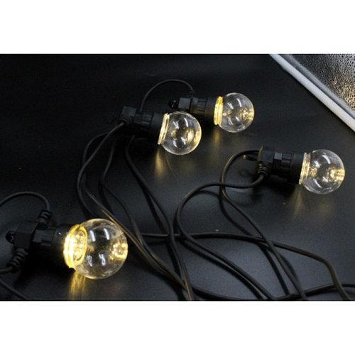 Гірлянда лампочки Xmas WW 20 м 20 BALLS Теплий білий iC227, фото 1