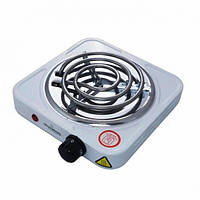 Плита Crownberg CB-3740 1000W однокомфоркова спіральна Біла iC227