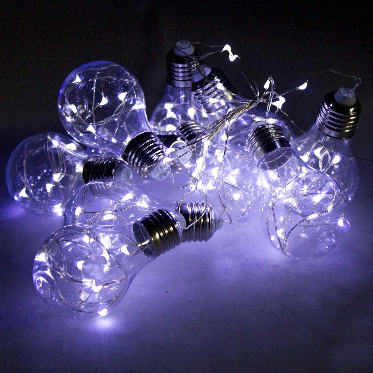Гірлянда RD-9010 лампа Едісона 75 LED 2.5 м Білий iC227, фото 1
