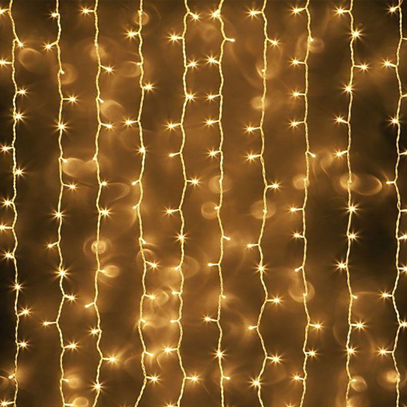 Світлодіодна гірлянда водоспад Xmas 400-W LED 3 м х 2 м Теплий білий iC227, фото 1