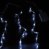 Світлодіодна гірлянда водоспад Xmas 360 LED W-3 3х2 м Біла iC227, фото 2