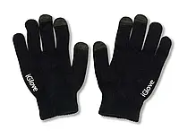 Черные Перчатки зимние iGlove для сенсорных экранов iC227