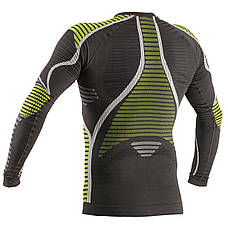 Термофутболка з довгим рукавом чоловіча Accapi HealthPower, Black/Lime, M/L (ACC NA401.909-ML), фото 3