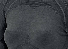 Жіноча термофутболка з довгим рукавом Accapi Ergowool, XS/S, Iron/Black (ACC WА711.6799-XSS), фото 3