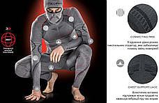 Жіноча термофутболка з довгим рукавом Accapi Ergowool, XS/S, Iron/Black (ACC WА711.6799-XSS), фото 5