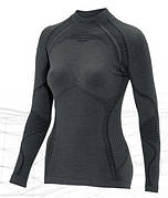 Жіноча термофутболка з довгим рукавом Accapi Ergowool, XS/S, Iron/Black (ACC WА711.6799-XSS)