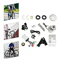 CNCEST Electric Bike Motor Kit 36V350W Electric Bike Adjustable Speed Conversion Kit