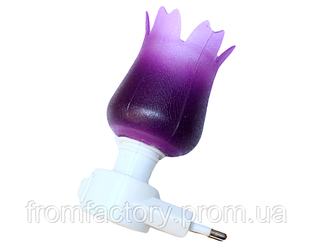 Нічник Тюльпан 7W:Фіолетовий, фото 2