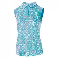 Поло Island Green Golf Floral All Over Print Sleeveless Aqua Доставка від 14 днів - Оригинал