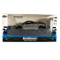 Іграшкова машинка металева McLaren 765LT, макларен, сіра, звук, світло, інерція, откр двері, капот, Автоексперт, 1:32,14*8*4см, фото 9