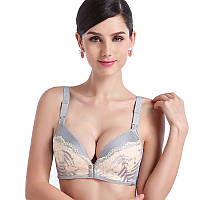 Бюстгальтер для годування мереживний на кнопках на кліпсі 90В