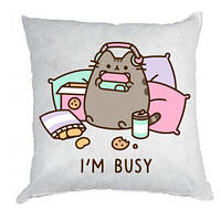 Подушка Pusheen I'm Busy