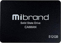 Накопитель SSD 2.5" 512GB Mibrand Caiman Standard (MI2.5SSD/CA512GBST) со скоростью чтения до 530 МБ/с