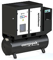 Винтовой компрессор Energopak EP 11/RD-T270 с осушителем и ресивером 270л (1,8 м3/мин, 7,5 бар, 11 кВт)