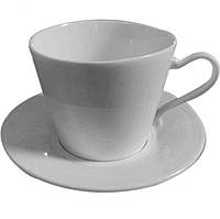 Чашка с блюдцем фарфор 200 мл S&T чайная пара 13641-01-00