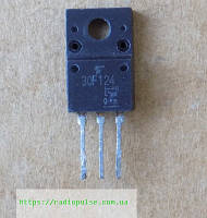 IGBT-транзистор GT30F124 ( 30F124 ) оригинал демонтаж, TO220F ( 300V , 200A )