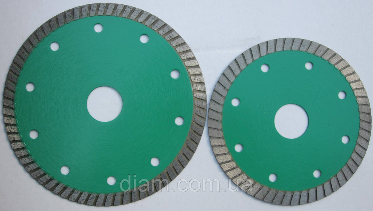 Алмазный, тонкий диск, для резки гранита, керамической плитки 125x1,1x8,0x22,2 скол до 1 мм - фото 3 - id-p357185091