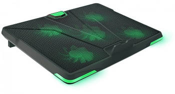 Підставка охолоджуюча для ноутбука до 19" Crown CMLS-132 Green