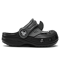 Crocs Classic I AM Shark Black Original детские, Детские Кроксы классик черные оригинал с коробкой С7 (24)-14.5-15.1см