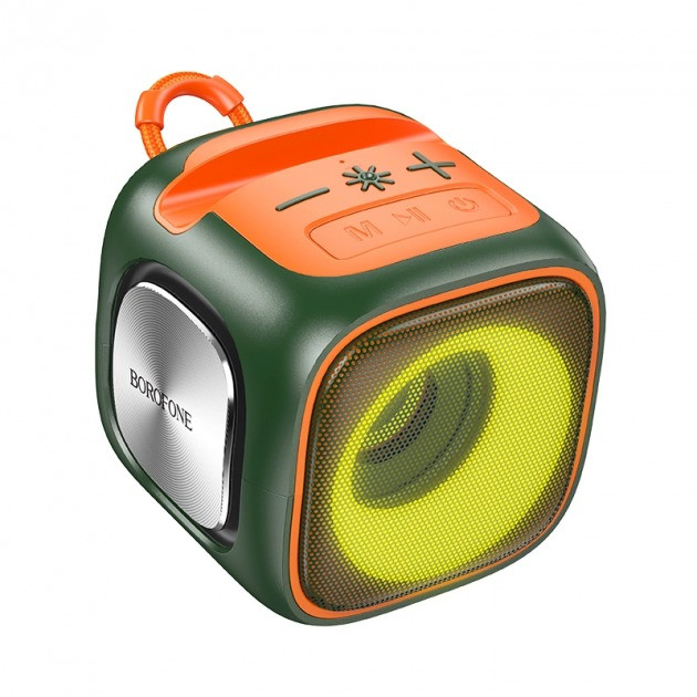 Портативна бездротова Bluetooth колонка BOROFONE BR29 Interest sports BT speaker Dark Green (BR29DG)