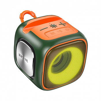 Портативна бездротова Bluetooth колонка BOROFONE BR29 Interest sports BT speaker Dark Green (BR29DG)