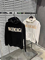 Мужская худи Balenciaga | Брендовая худи Баленсиага черная