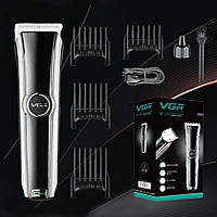 Аккумуляторная машинка для стрижки и окантовки волос с насадками VGR V 288 - Professional