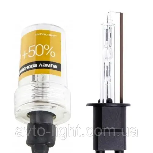 Лампа Ксенонова Infolight+50% H1 4300 K (1 шт.)