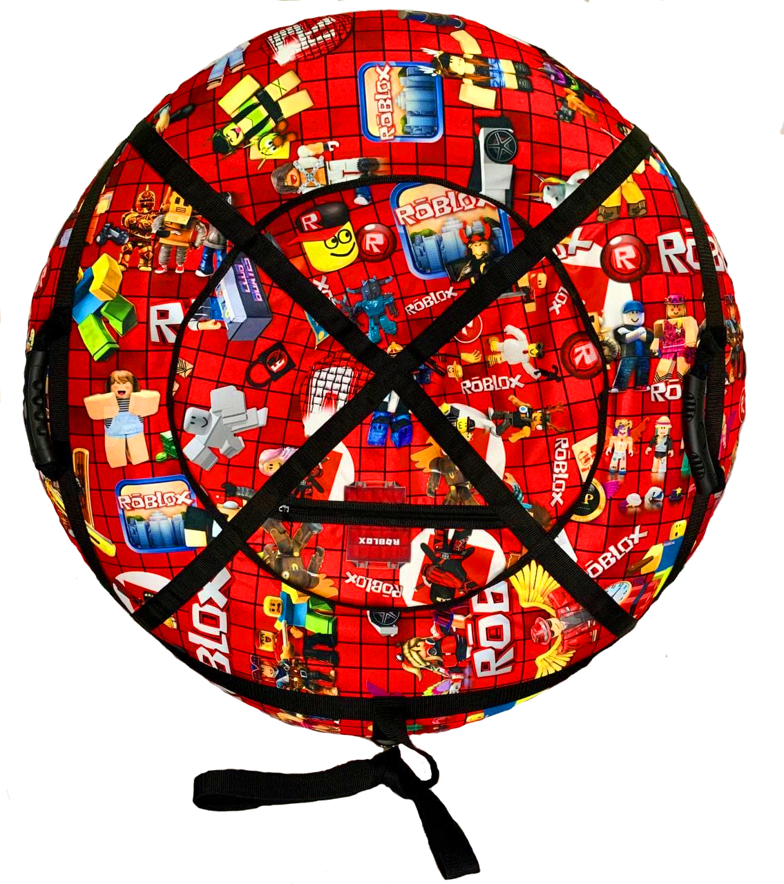 Тюбінг, ватрушка, надувні санки 100 см. "Роблекс червоний" До 115 кг.