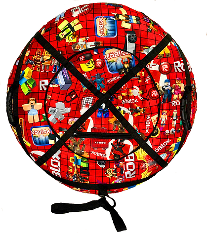 Тюбінг, ватрушка, надувні санки 100 см. "Роблекс червоний" До 115 кг., фото 1