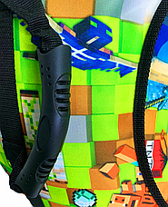 Тюбінг, ватрушка, надувні санки 100 см. "Майнкрафт" До 115 кг., фото 2