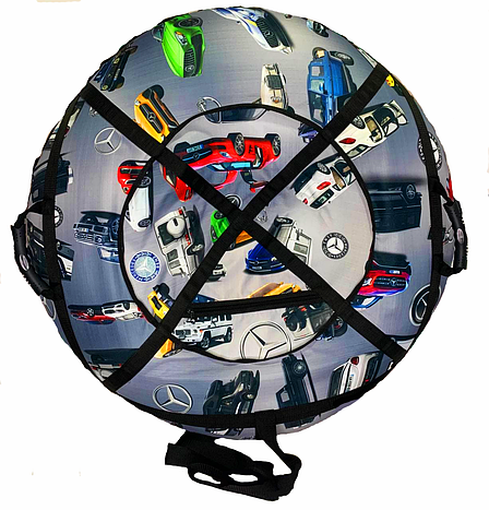 Тюбінг, ватрушка, надувні санки 100 см. "Мерседес" До 115 кг., фото 1