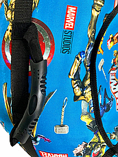 Тюбінг, ватрушка, надувні санки 100 см. "Марвел синій" До 115 кг., фото 3