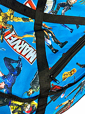 Тюбінг, ватрушка, надувні санки 100 см. "Марвел синій" До 115 кг., фото 4