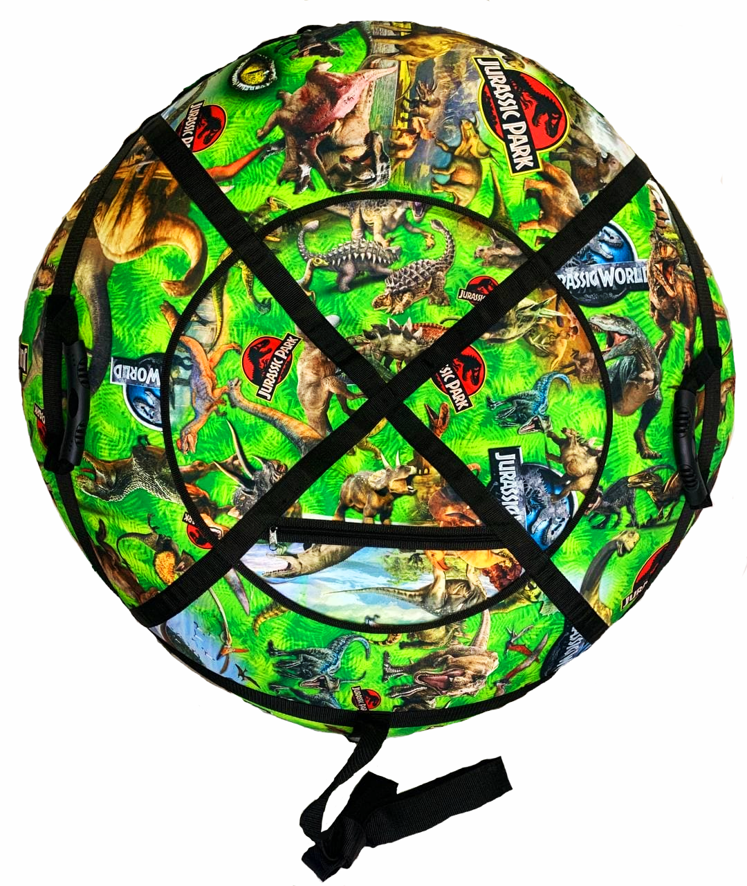 Тюбринг, ватрушка, надувні санки 100 см. "Динозаври" До 115 кг.