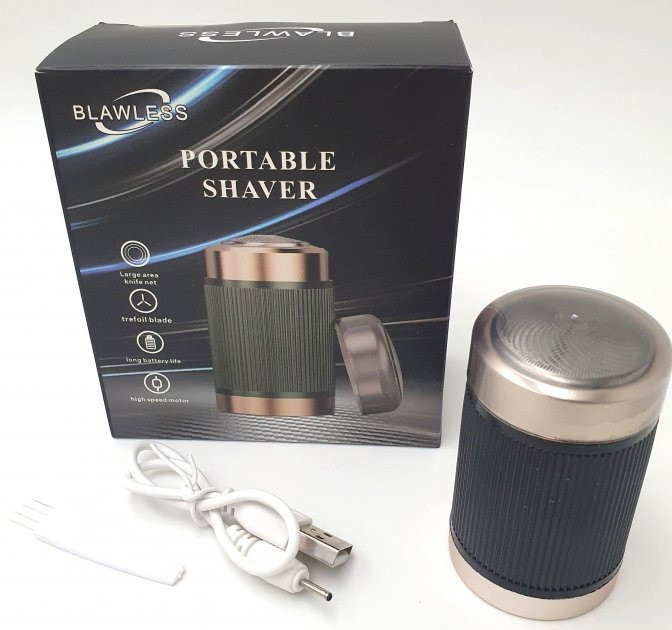 Акумуляторна міні бритва епілятор дорожня USB бездротова 5 W BLAWLESS Portable Shaver HX-305