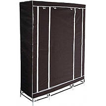 Складана тканинна шафа Storage Wardrobe 28130, Коричневий, фото 6