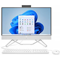 Моноблок 23.8'' HP 205 G8 6D4D1EA Ryzen 3 5300U 8Gb/SSD512Gb Cam WiFi W11P64 Starry White