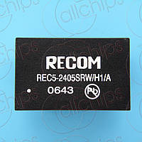 Модуль питания 5В 1А 82% Recom REC5-2405SRW/H1/A DIP24