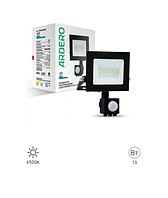 LED прожектор Ardero LL-2010ARD 10 W 800 Lm 6500 K з датчиком руху