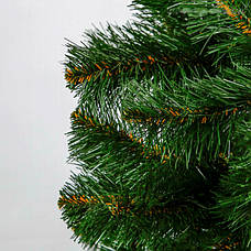 Штучна ялинка ПВХ, 1,80 м, на підставці, класична модель., фото 3