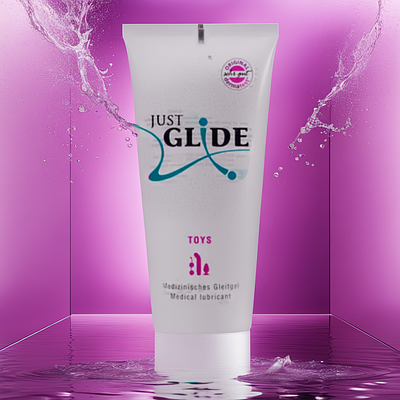 Лубрикант на водній основі для секс-іграшок JUST GLIDE Toy 200 мл Інтимна змазка гель-лубрикант