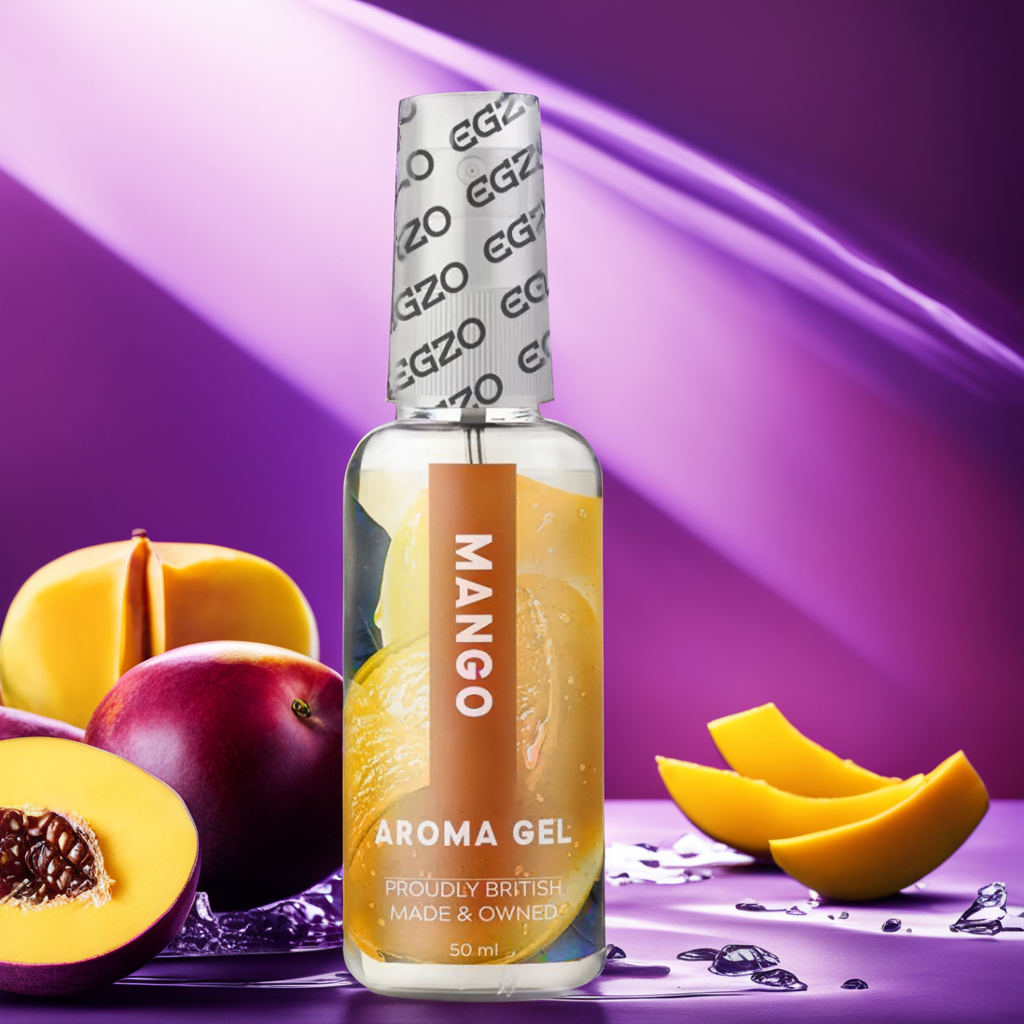 Оральний гель-лубрикант EGZO AROMA GEL - Mango 50 мл/Їстівна мастило для орального сексу
