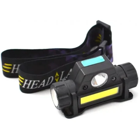 Ліхтар налобний акумуляторний High Power Head Lamp 1898 з магнітом та сенсором