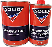 Лак прозрачный CrystalCoat MS 700 2:1 1л+0,5л отв SOLID